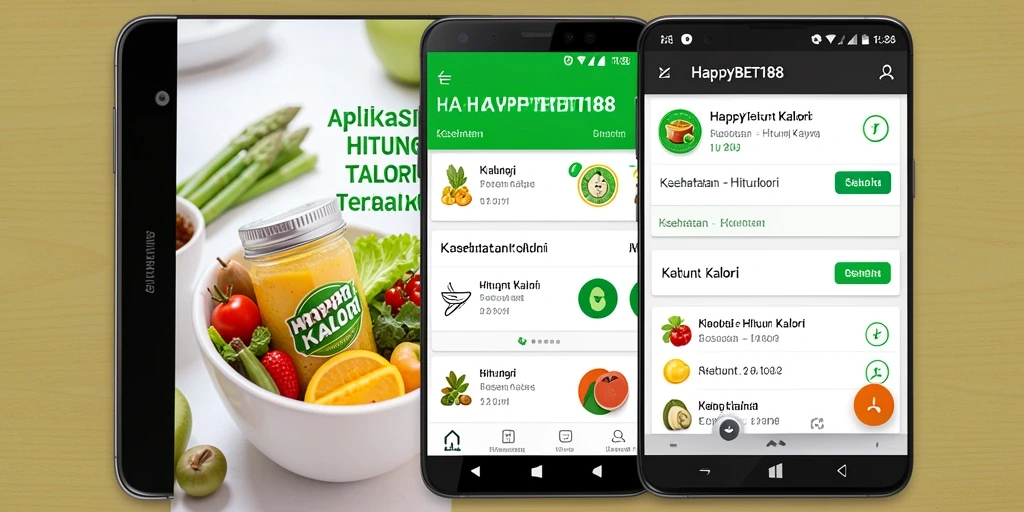 Tampilan antarmuka <strong>HAPPYBET188</strong> yang intuitif untuk menghitung kalori makanan.