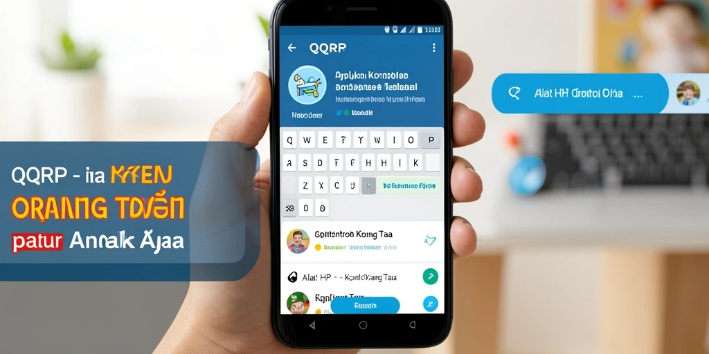 Screenshot utama QQRP menampilkan antarmuka Kontrol Orang Tua yang intuitif dan mudah digunakan.